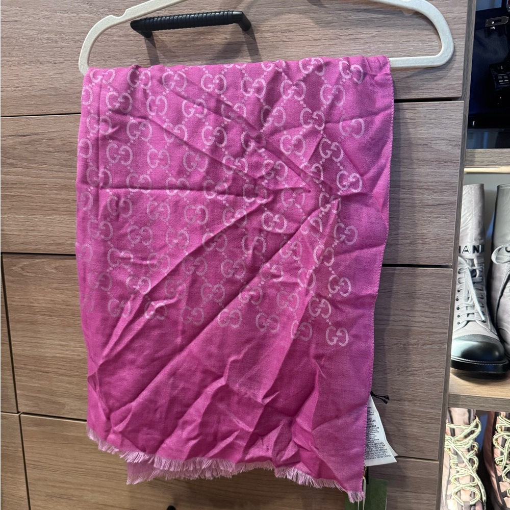 Gucci Pink Monogram Fabric